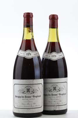 SAVIGNY LES BEAUNE AUX VERGELESSES VIEILLES VIGNES 1978 - Simon Bize - 2 Magnums