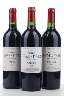 LA GRAVE A POMEROL 1995 - Mc - 3 Bottles