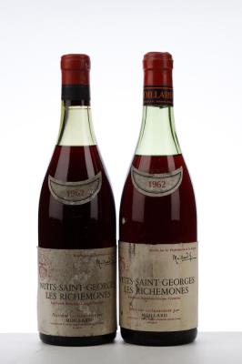 NUITS ST GEORGES LES RICHEMONES 1962 - Moillard - 2 Bottles