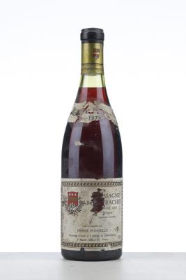 CHASSAGNE MONTRACHET MORGEOT 1972 - Pierre Ponnelle - 1 Bottle