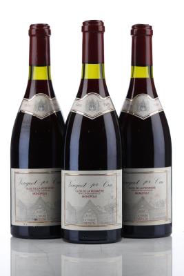 VOUGEOT CLOS DE LA PERRIERE 1995 - Domaine Bertagna - 3 Bottles