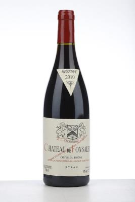 CHATEAU DE FONSALETTE SYRAH 2010 - Reynaud - 1 Bottle