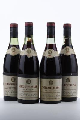 CHATEAUNEUF DU PAPE SELECTION 1964 - Barriere - 4 Bottles