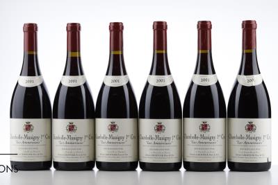 CHAMBOLLE MUSIGNY LES AMOUREUSES 2001 - Robert Groffier - 6 Bottles