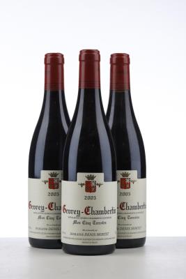 GEVREY CHAMBERTIN MES CINQ TERROIRS 2005 - Denis Mortet - 3 Bottles