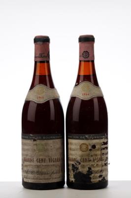 BEAUNE CENT VIGNES 1964 - Barriere - 2 Bottles