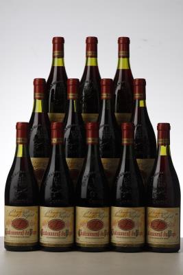 CHATEAUNEUF DU PAPE 1986 - Domaine Saint Prefert - 12 Bottles