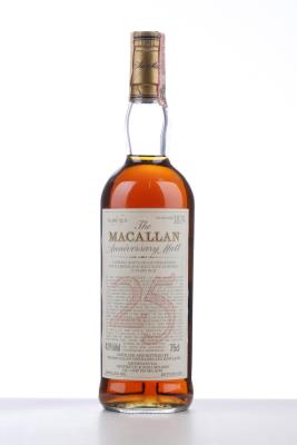 MACALLAN 25 Y ANNIVERSARY MALT 1962 - Bottled in 1987 - Macallan - Giovinetti Import - 1 Bottle