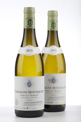CHASSAGNE MONTRACHET BLANC BOUDRIOTTE 2015 - Ramonet - 2 Bottles