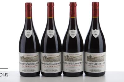 GEVREY CHAMBERTIN CLOS ST JACQUES 2016 - Armand Rousseau - 4 Bottles