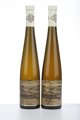MUSCAT VENDANGES TARDIVES CLOS ST LANDELIN 2005 - Rene Mure - 2 x 0.50 Litre Bottles