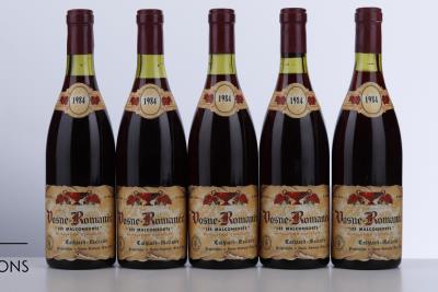 VOSNE ROMANEE LES MALCONSORTS 1984 - Cathiard Molinier - 5 Bottles
