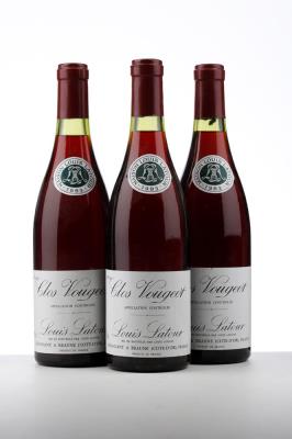 CLOS VOUGEOT 1983 - Louis Latour - 3 Bottles