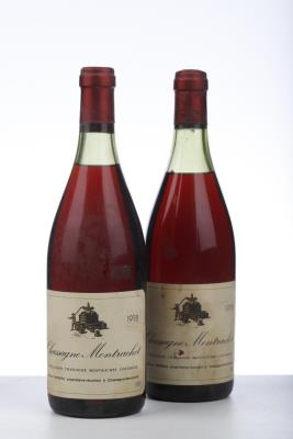 CHASSAGNE MONTRACHET ROUGE 1978 - Bernard Moreau - 2 Bottles