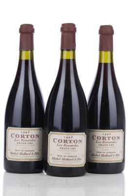 CORTON LES RENARDES 1993 - Michel Mallard - 3 Bottles