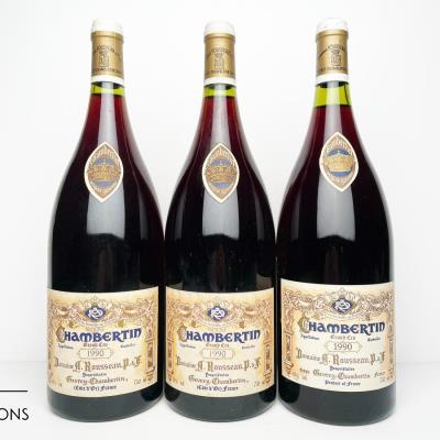 CHAMBERTIN 1990 - Armand Rousseau - 3 Magnums