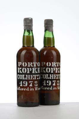 KOPKE COLHEITA PORT 1978 - Kopke - Bottled in 1997 - 2 Bottles