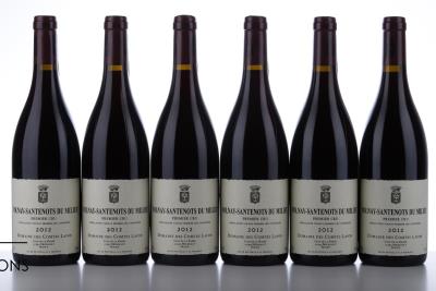VOLNAY SANTENOTS DU MILIEU Comtes Lafon 2012 - 6 Bottles in Oc 6