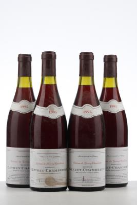 GEVREY CHAMBERTIN CHATEAU DE GEVREY CHAMBERTIN 1995 - Docteur et Madame Rene Masson - 4 Bottles