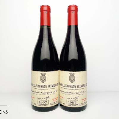 CHAMBOLLE MUSIGNY 1997 - Comte de Vogue - 2 Bottles