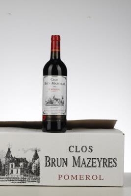 CLOS BRUN MAZEYRES 2010 - Mc - 12 Bottles - Oc 12