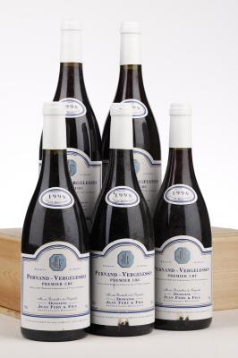 PERNAND VERGELESSES 1 ER CRU ROUGE 1998 - Jean Fery - 5 Bottles