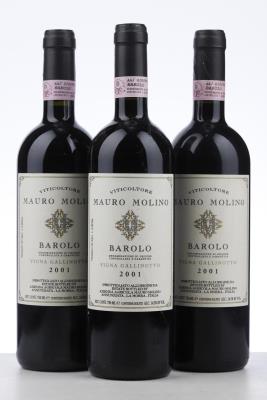 BAROLO VIGNA GALLINOTTO 2001 - Mauro Molino - 3 Bottles