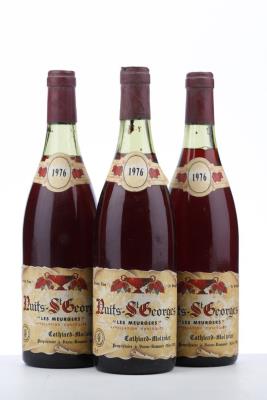 NUITS ST GEORGES LES MEURGERS 1976 - Cathiard Molinier - 3 Bottles