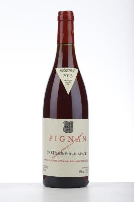 CHATEAUNEUF DU PAPE PIGNAN 2013 - Reynaud - 1 Bottle