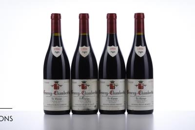 GEVREY CHAMBERTIN EN CHAMPS VIEILLE VIGNE 1998 - Denis Mortet - 4 Bottles