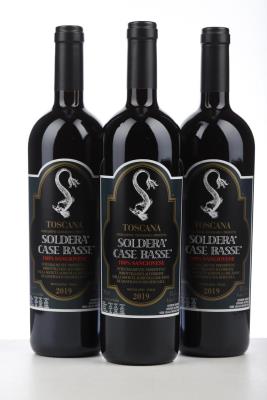 100% SANGIOVESE CASE BASSE 2019 - Soldera - 3 Bottles