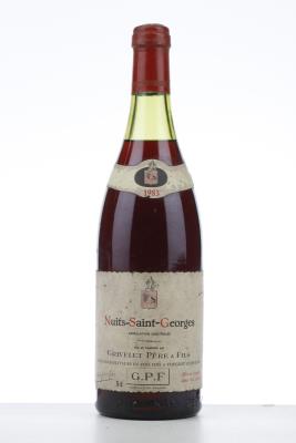 NUITS ST GEORGES 1983 - Grivelet - 1 Bottle