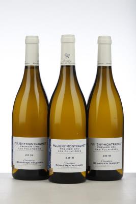 PULIGNY MONTRACHET LES FOLATIERES 2018 - Sebastien Magnien - 3 Bottles