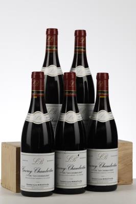 GEVREY CHAMBERTIN LES CHERBAUDES 2010 - Lucien Boillot - 5 Bottles