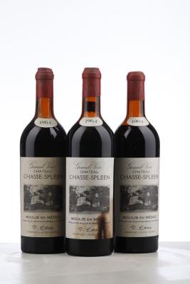 CHASSE SPLEEN 1964 - P. Lahary - 3 Bottles