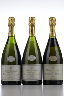 CHARLES HEIDSIECK 1990 BRUT CHARLIE L'OENOTHEQUE AN 2000 - 3 Bottles