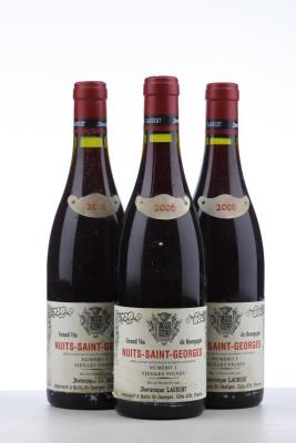 NUITS ST GEORGES NUMERO 1 VIEILLES VIGNES 2006 - Dominique Laurent - 3 Bottles