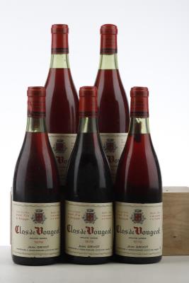 CLOS DE VOUGEOT 1976 - Jean Grivot - 5 Bottles