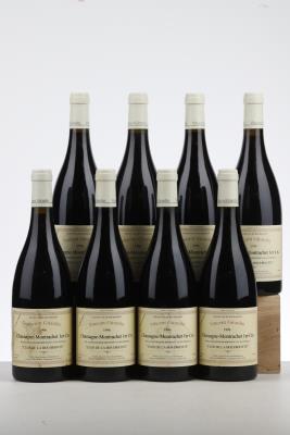 CHASSAGNE MONTRACHET CLOS DE LA BOUDRIOTTE VIEILLES VIGNES 1996 - Vincent Girardin - 8 Bottles