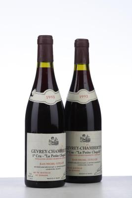 GEVREY CHAMBERTIN LA PETITE CHAPELLE 1993 - Jean Michel Guillon - 2 Bottles