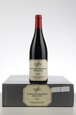 CLOS DE VOUGEOT 2016 - Jean Grivot - 6 Bottles - Oc 6