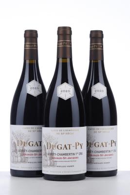 GEVREY CHAMBERTIN LAVAUX ST JACQUES VIEILLES VIGNES 2020 - Bernard Dugat Py - 3 Bottles - Oc 6