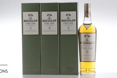 MACALLAN FINE OAK 8 Y NV - Macallan - Alc 40% - 3 Bottles - Oc 1