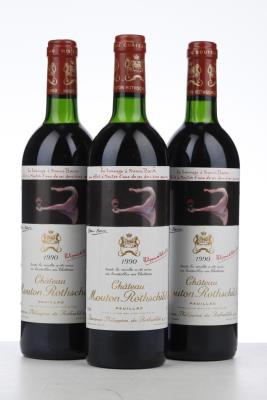 MOUTON ROTHSCHILD 1990 - Mc - 3 Bottles