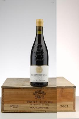 CHATEAUNEUF DU PAPE CROIX DE BOIS 2007 - Chapoutier  - 5 Bottles - Owc 6