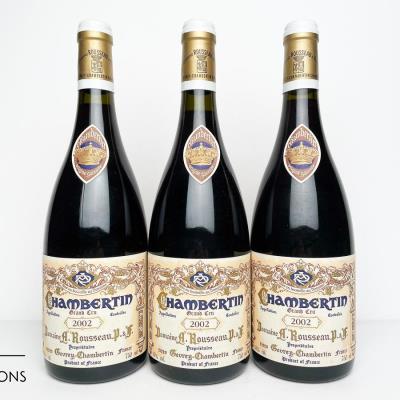 CHAMBERTIN 2002 - Armand Rousseau - 3 Bottles