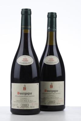 BOURGOGNE ROUGE 2000 - Grivelet - 2 Bottles