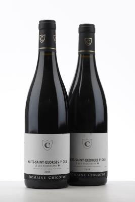 NUITS ST GEORGES LES VAUCRAINS 2018 - Chicotot - 2 Bottles