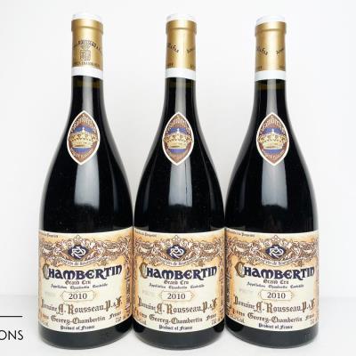 CHAMBERTIN 2010 - Armand Rousseau - 3 Bottles