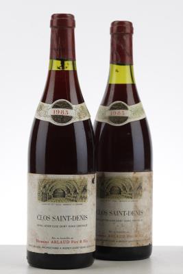 CLOS ST DENIS 1985 - Arlaud - 2 Bottles